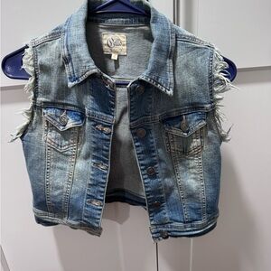 Cello Blue Denim Vest